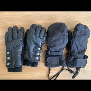 Two pairs of Burton ski and snowboard gloves